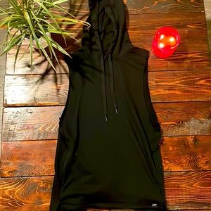 Curves N Combatboots Cut Off Sweatshirt Size Small